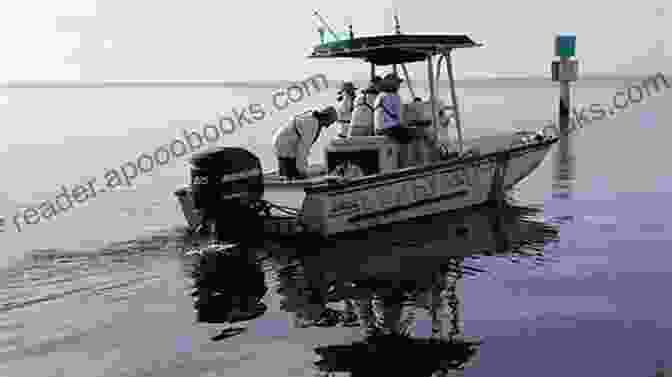 A Fishing Boat Navigates The Tranquil Waters Of Central Florida. Fishing Central Florida Pamela Kessler