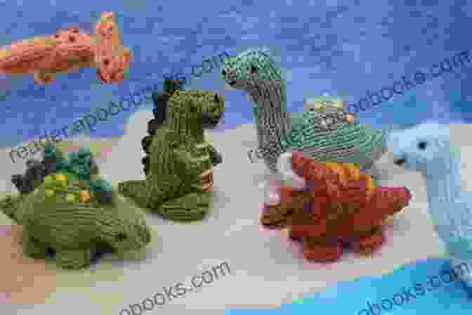 A Group Of Friendly Dinosaurs Knitting Together Dinosaurs Knitting For Beginners: Crochet Cute And Stunning Dinosaurs Toy For Kids