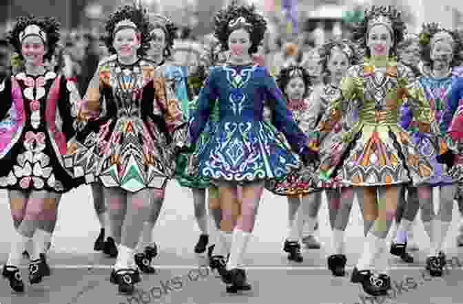 A Group Of Irish Dancers Performing In Traditional Costumes An Irish Country Girl: A Novel (Irish Country 4)