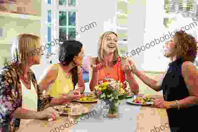 A Group Of Women Sitting Around A Table, Laughing And Talking Brides With Courage 12 Box Set