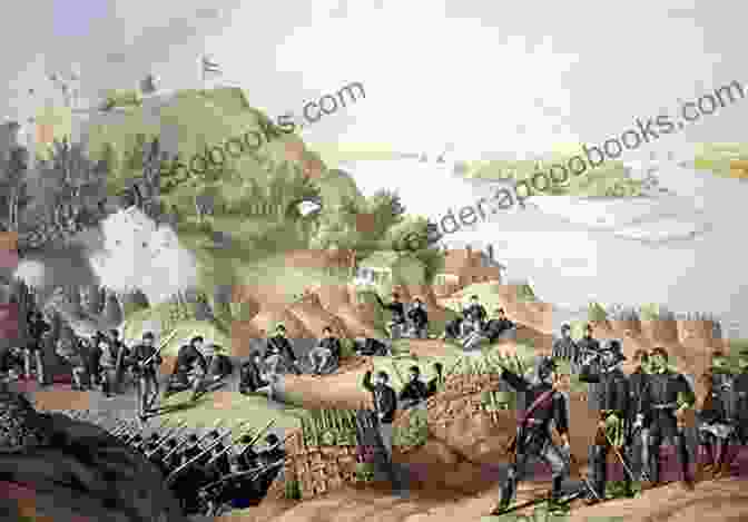 A Historical Painting Depicting The Intense Fighting During The Siege Of Vicksburg, With Union And Confederate Soldiers Engaged In Fierce Combat. A Walking Tour Of Vicksburg Mississippi (Look Up America Series)