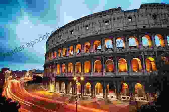 A Majestic View Of The Roman Colosseum, A Symbol Of The Grandeur Of The Roman Empire. Back In Roman Times: Historical Novels: The Last Days Of Pompeii Rienzi Last Of The Roman Tribunes