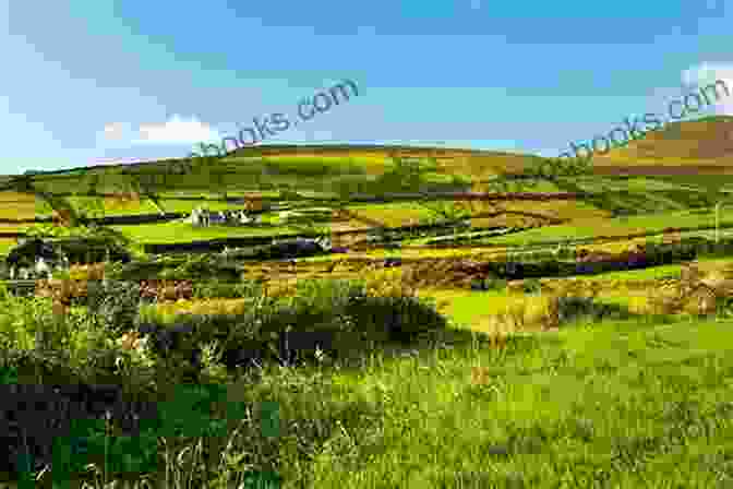 A Panoramic View Of Ireland's Rolling Green Hills And Patchwork Fields, With A Traditional Stone Cottage In The Foreground An Irish Country Love Story: A Novel (Irish Country 11)