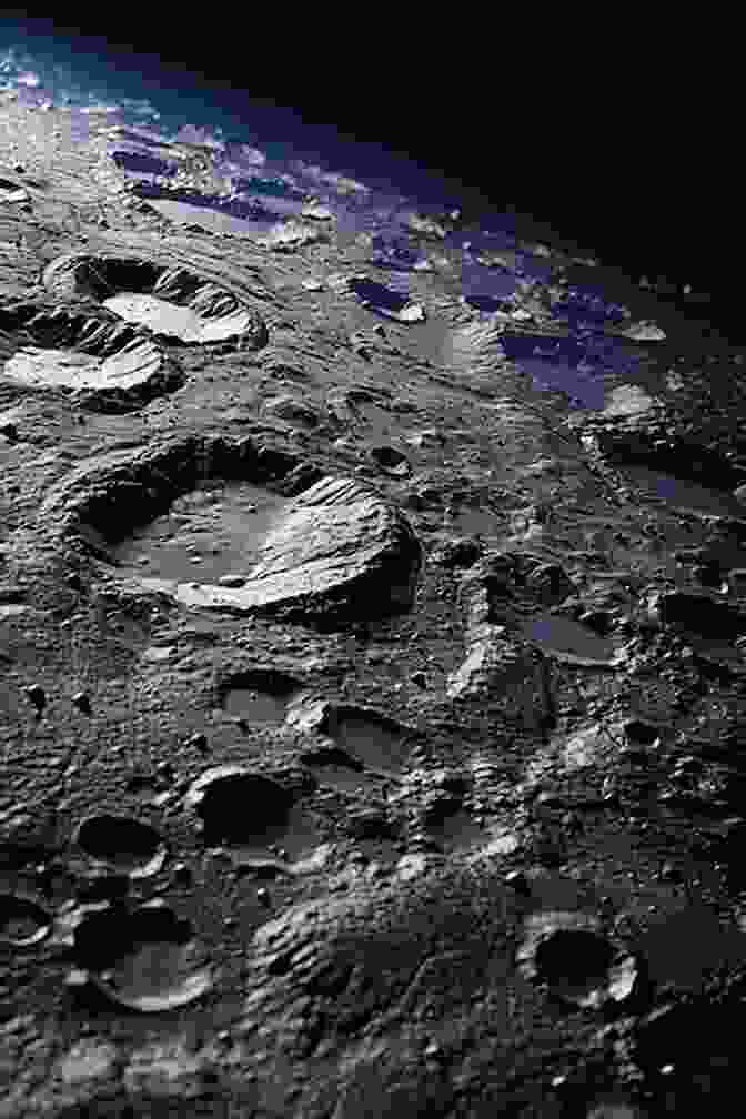 A Panoramic View Of The Moon's Desolate Surface, Revealing Craters, Mountains, And Valleys, A Testament To The Moon's Ancient And Mysterious History. Walking On The Moon Ry Reed