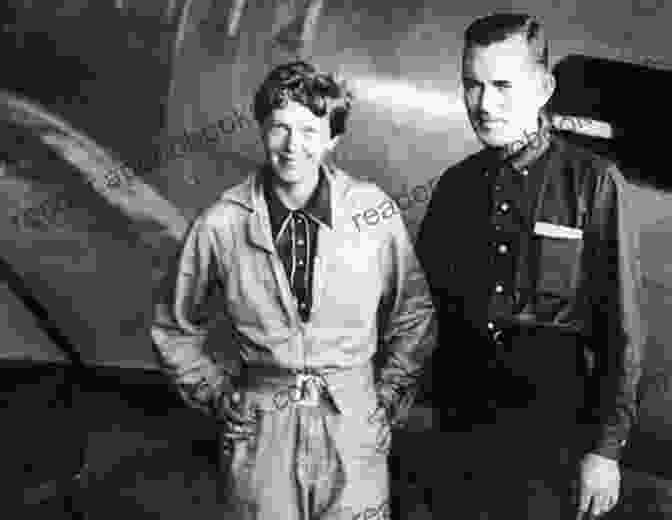 A Photograph Of Amelia Earhart And Fred Noonan Before Their Fateful Last Flight. East To The Dawn: The Life Of Amelia Earhart