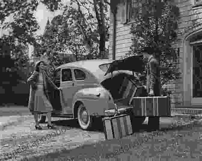 A Vintage Family Car Embarking On A Road Trip In The 1940s Motorcycling In Scandinavia: The Diaries Of Road Trips In The 1940s