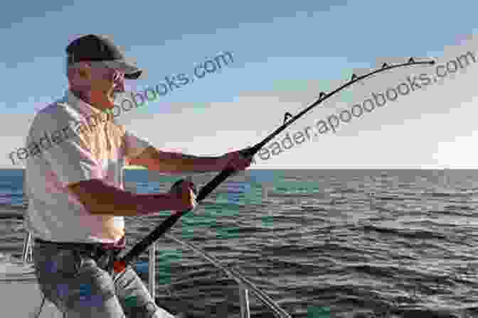 An Angler Reeling In A Catch While Deep Sea Fishing Off The Coast Of Lighthouse Point One Simple Wish: Return To Lighthouse Point (Charming Inn 1)