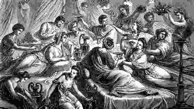 An Illustration Depicting The Debauchery And Hedonism Of Ancient Roman Society, As Depicted In Le Satyricon. LE SATYRICON LazyProgrammer