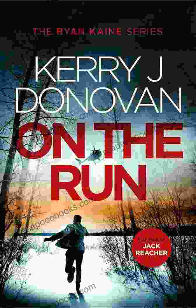 Book Cover Of 'On The Run In The Ryan Kaine', Featuring A Woman Holding A Gun On The Run: 1 In The Ryan Kaine