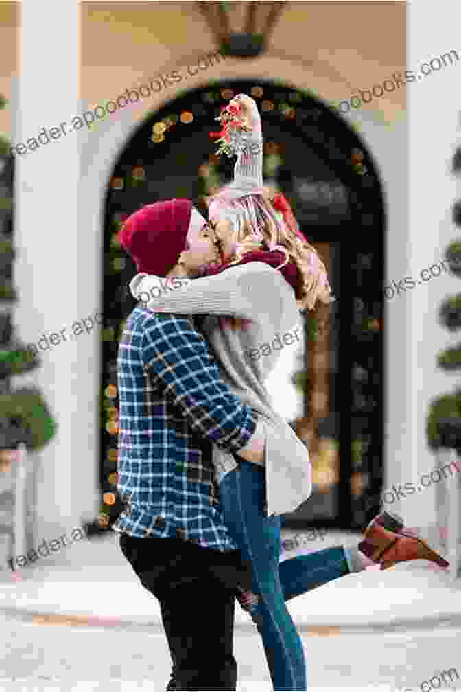 Couple Sharing A Romantic Moment Under A Mistletoe An Irish Country Yuletide: An Irish Country Novella (Irish Country 16)