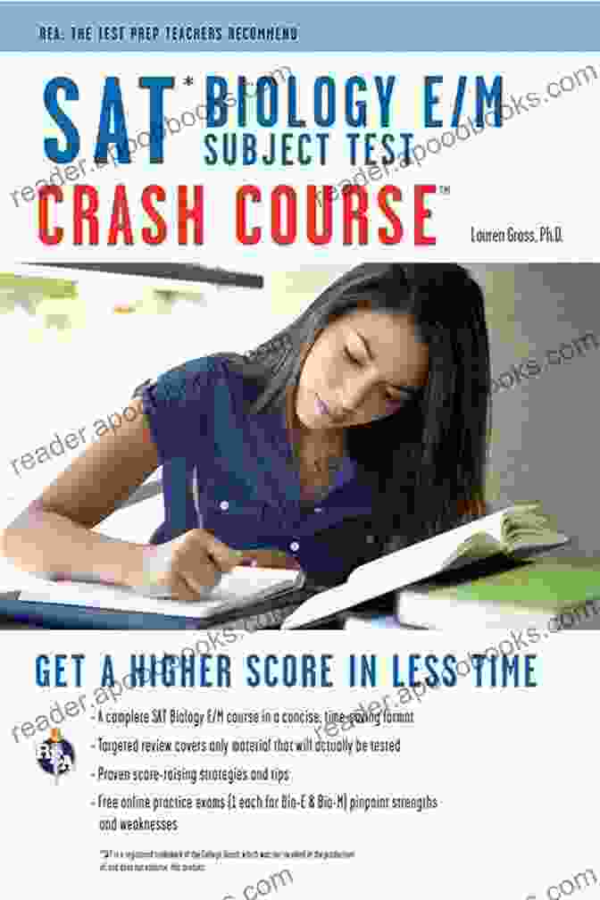 Cover Of Biology Crash Course SAT, PSAT, ACT, College Admission Prep SAT Subject Test: Biology E/M Crash Course (SAT PSAT ACT (College Admission) Prep)