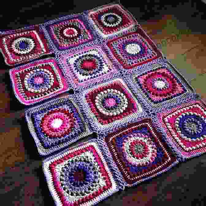 Crochet Granny Square Motifs Joined Together Crochet: GRANNY SQUARE BASICS: Learn How To Crochet And Join Granny Square Motifs