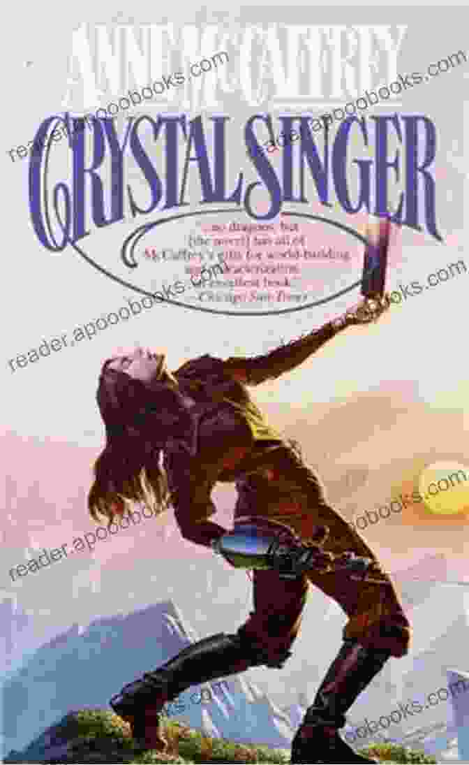 Crystal Singer Book Cover, Featuring A Woman With Long Flowing Hair And A Crystal Ball Crystal Singer: A Novel (Crystal Singer Trilogy 1)