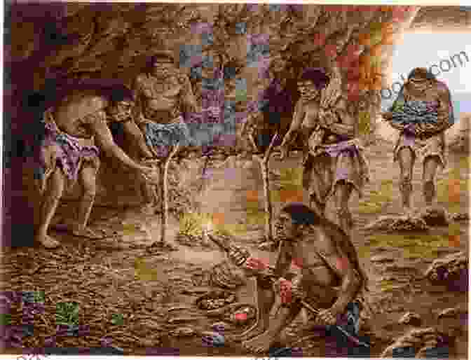 Early Human Ancestors Gather Around A Campfire, Symbolizing The Beginning Of Human History A History Of The World In 10 1/2 Chapters (Vintage International)