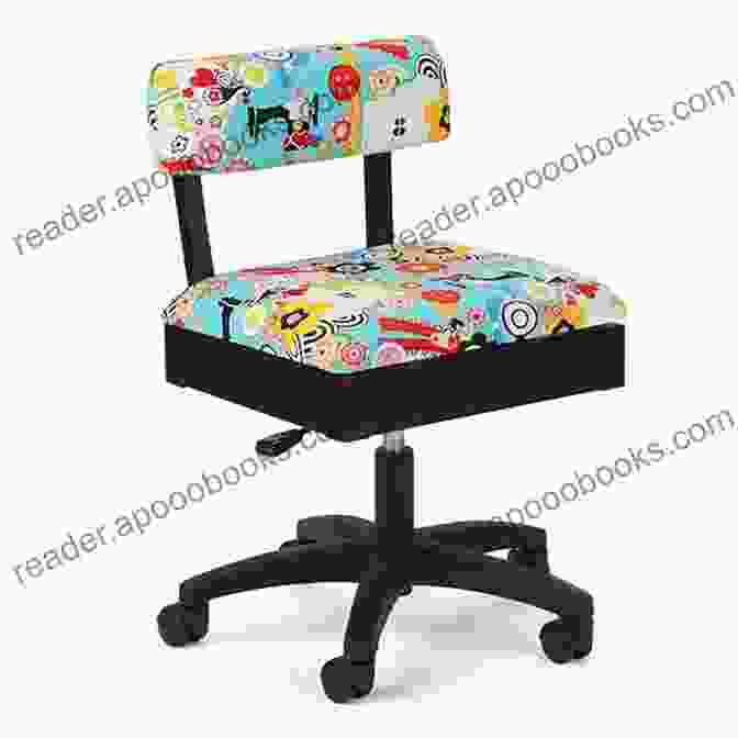 Ergonomic Sewing Workspace With Adjustable Chair And Ample Lighting Sew And Quilt In Comfort