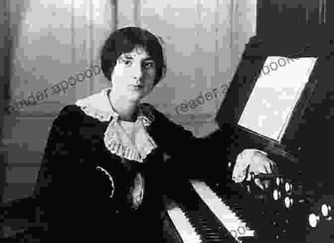 Historical Photograph Of A Female Composer Sitting At A Piano, Surrounded By Disapproving Men. Gender Age And Musical Creativity