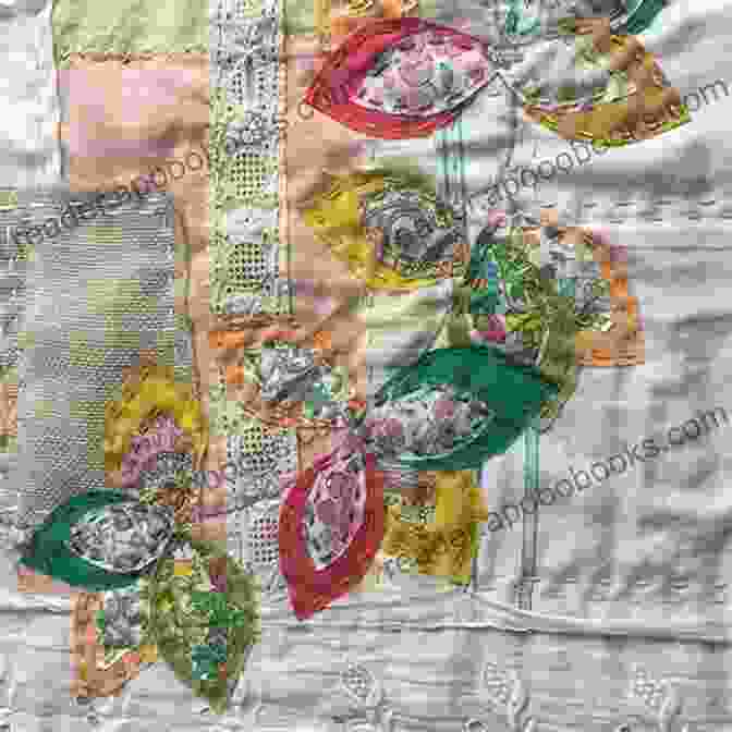 Ideas For Slow Stitchers Book Cover Featuring A Beautiful Embroidered Textile Art Piece Ideas For Slow Stitchers: How To Create Your Own Custom Designs