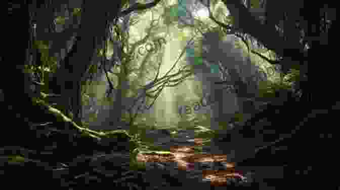 Image Of A Dense And Mysterious Forest The Legend Of The Golden Raven: A Novella Of The Wicker King