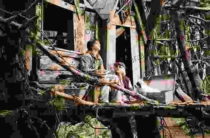 Jess And Leslie, Perched High In Their Treehouse, Immersed In The World Of Their Imaginations Bridge To Terabithia Katherine Paterson