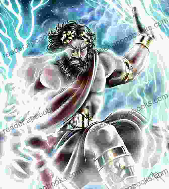 Jupiter, The King Of The Gods, Wielding His Thunderbolts Gods Of Rome Thomas Greanias