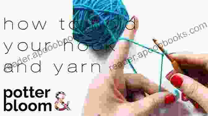 Left Handed Crocheter Holding A Hook And Yarn Learning How To Crochet Left Handed: Left Handed Crochet Patterns And Tutorials For Beginners