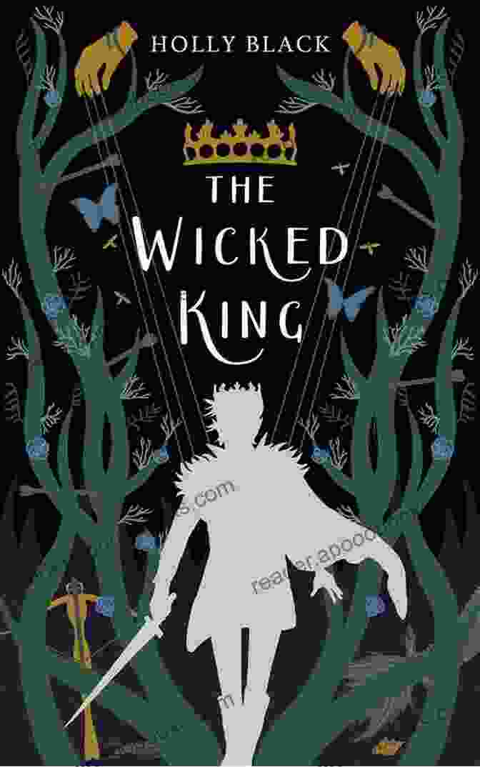 Novella Of The Wicker King Book Cover Featuring A Mysterious Forest And A Silhouette Of A Crowned Figure The Legend Of The Golden Raven: A Novella Of The Wicker King