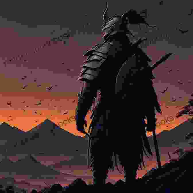 Red Rider Standing On A Hilltop, Looking Out Over A Vast Landscape. He Is Wearing A Red Cloak And A Sword Is Sheathed At His Side. Red Rider (The Sworn Saga 1)