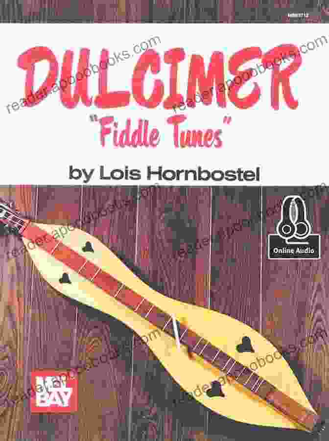 Ryan Bloom's Dulcimer Fiddle Tunes Book Featuring A Dulcimer On A Wooden Table With Sheet Music And A Bow Dulcimer Fiddle Tunes Ryan Bloom