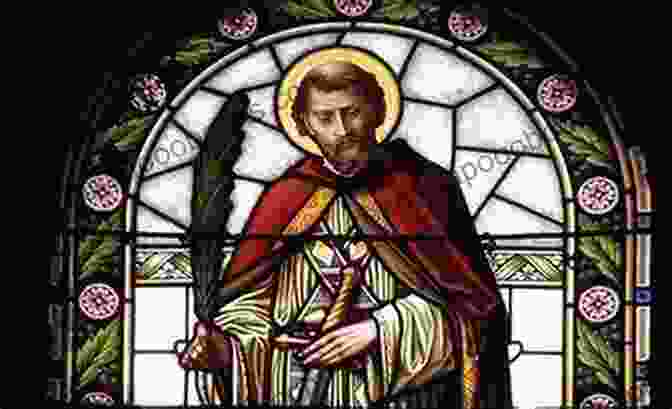 Stained Glass Window Depicting Saint Valentine Sending A Love Letter From Prison The True Story Of Saint Valentine Of Terni Italy (Truth Behind Tradition)