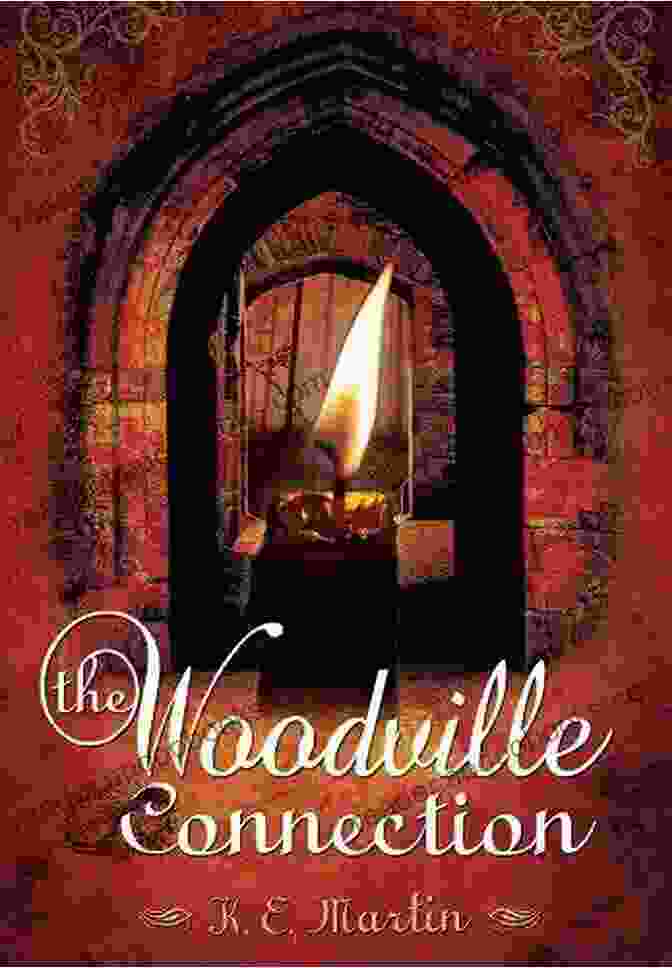 The Woodville Connection Book Cover By Kathy Martin Featuring A Regal Woman Clutching A Red Rose. The Woodville Connection Kathy Martin